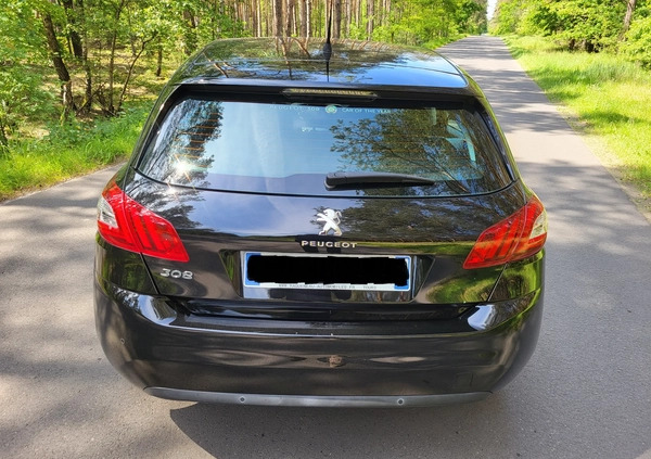 Peugeot 308 cena 31999 przebieg: 155000, rok produkcji 2014 z Września małe 326